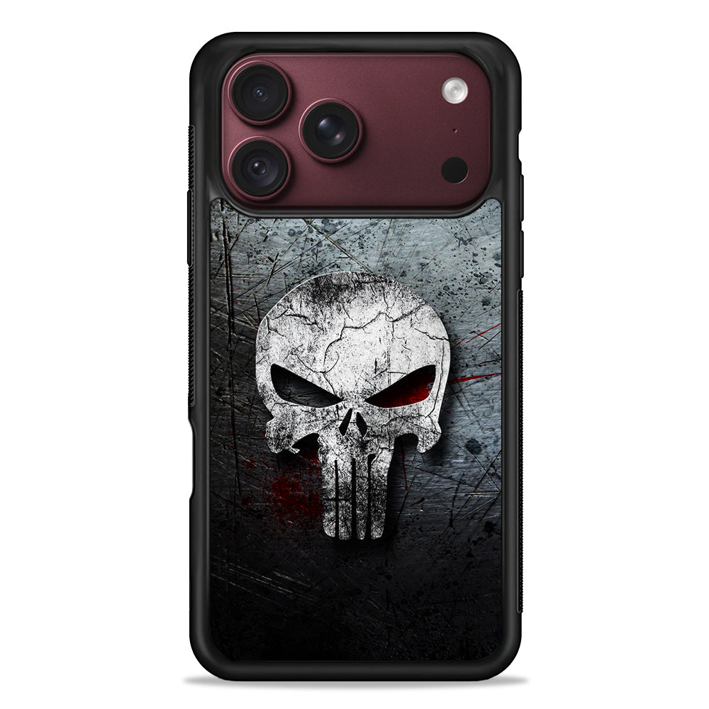 The Punisher Logo iPhone 18 Pro Max Case – Slim Silicone Protective Cover