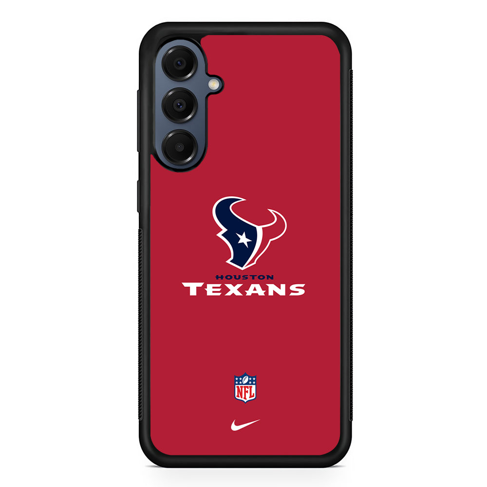 NFL Houston Texans Red Nike Samsung Galaxy A16 Case | Slim Protective Cover for Samsung Galaxy A16
