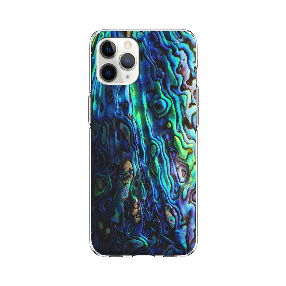 Abalone Shell Blue iPhone 11 Pro Case-Phone Case-Clear Soft Case-Altracase