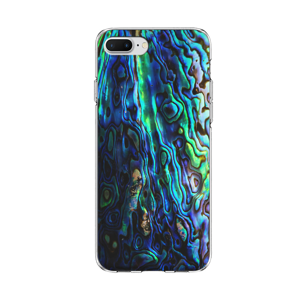 Abalone Shell Blue iPhone 7 Plus Case-Phone Case-Clear Soft Case-Altracase
