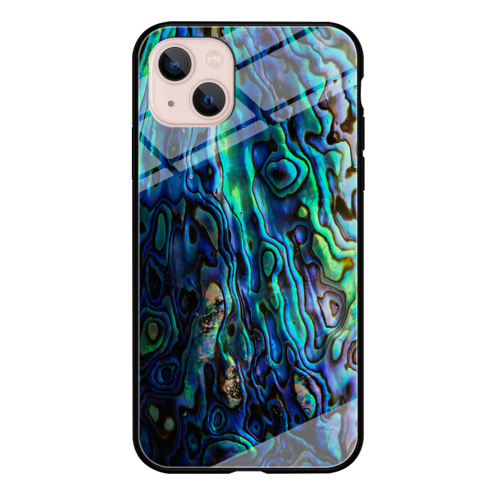 Abalone Shell Blue iPhone 13 Mini Case-Phone Case-Tempered Glass Case-Altracase