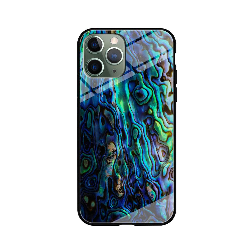 Abalone Shell Blue iPhone 11 Pro Max Case-Phone Case-Tempered Glass Case-Altracase