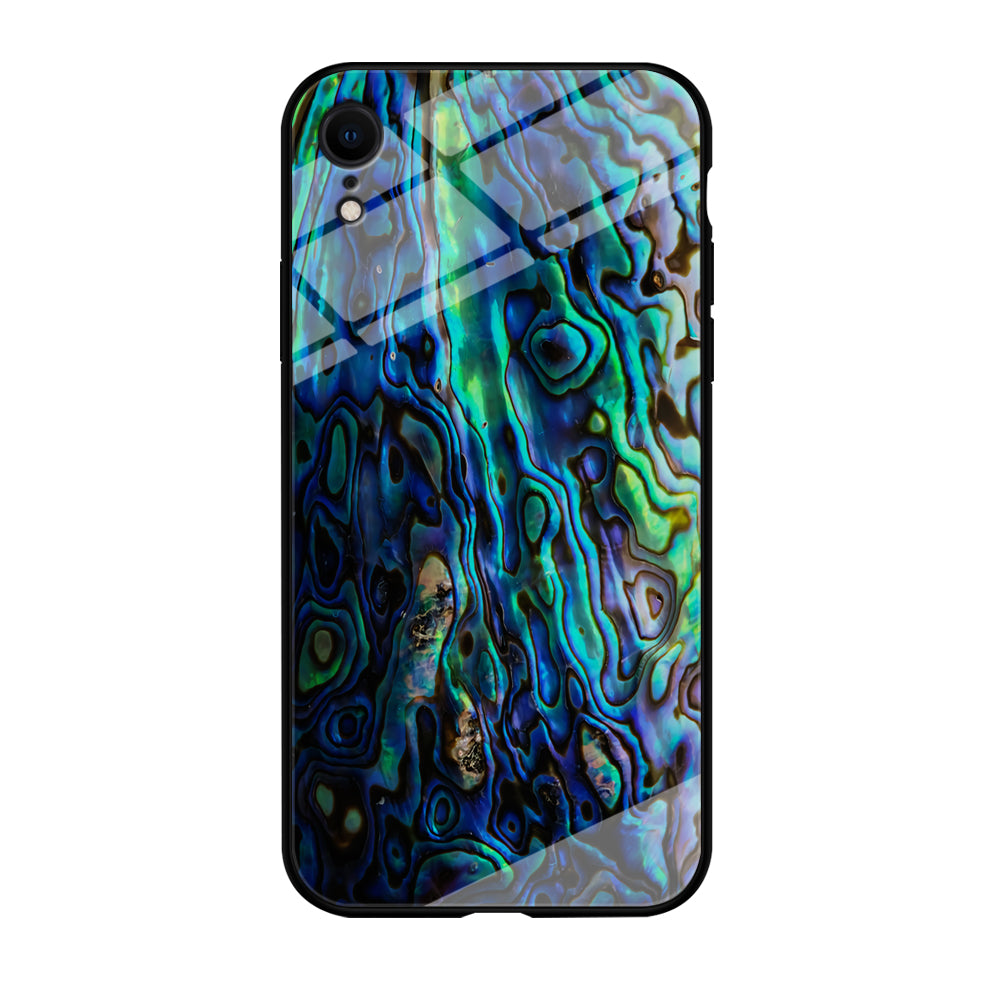 Abalone Shell Blue iPhone XR Case-Phone Case-Tempered Glass Case-Altracase