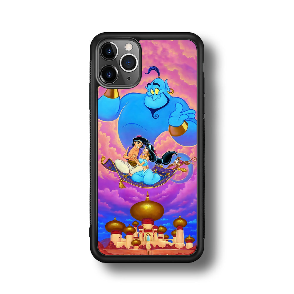 Aladdin & Jasmine iPhone 11 Pro Case-Phone Case-Rubber Black (2D Case)-Altracase