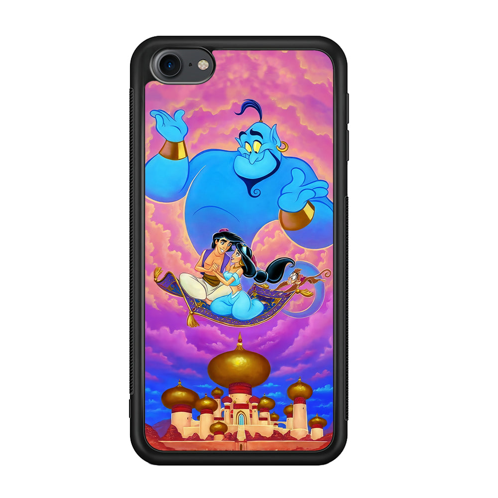 Aladdin & Jasmine iPod Touch 6 Case-Phone Case-Rubber White (2D Case)-Altracase