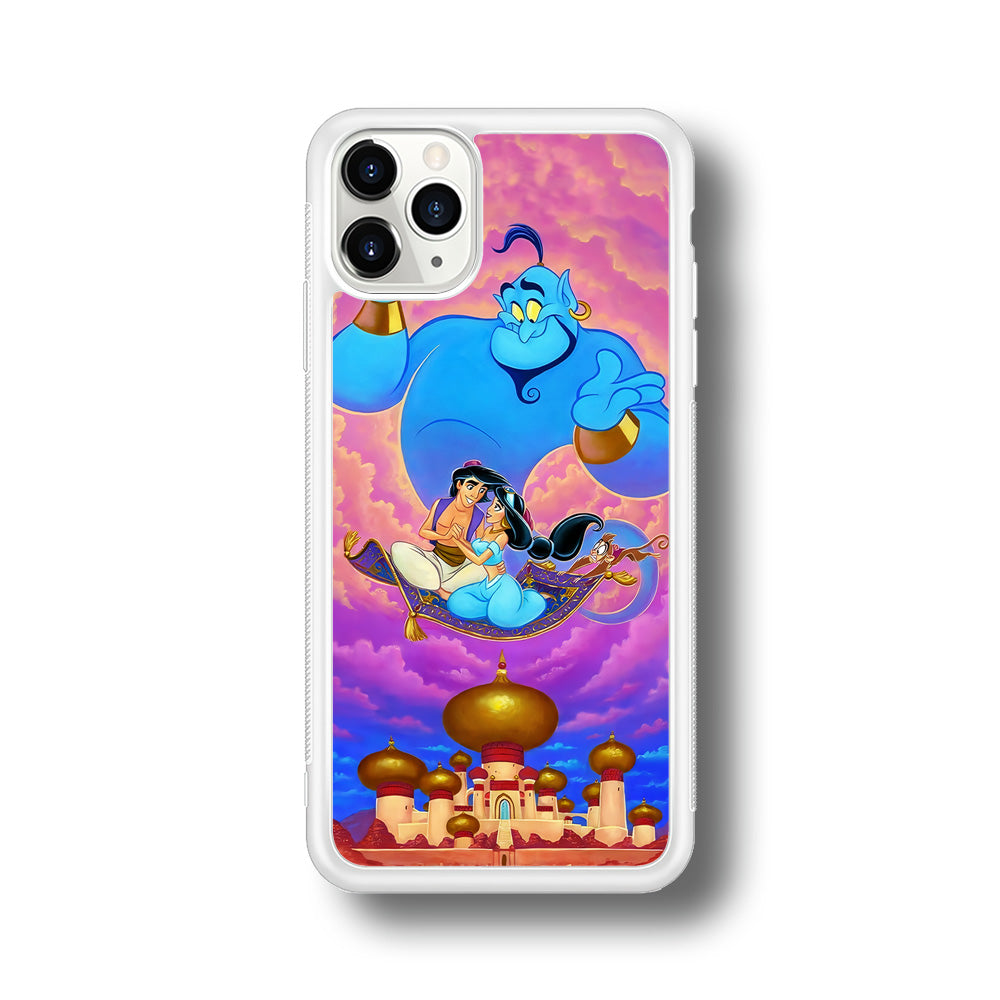 Aladdin & Jasmine iPhone 11 Pro Case-Phone Case-Rubber White (2D Case)-Altracase
