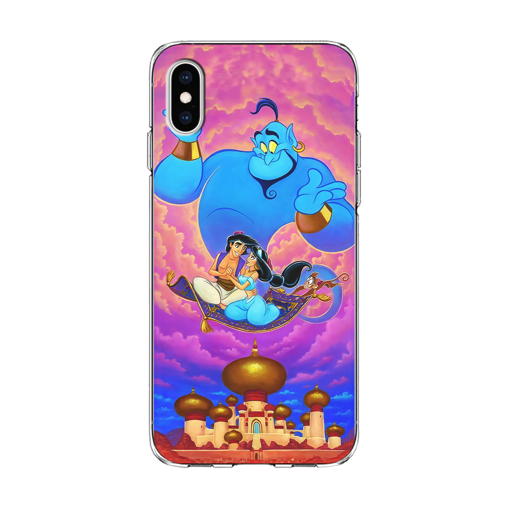 Aladdin & Jasmine iPhone X Case-Phone Case-Clear Soft Case-Altracase