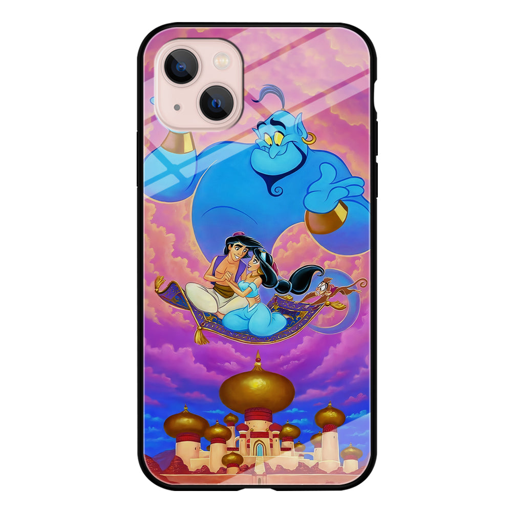 Aladdin & Jasmine iPhone 13 Mini Case-Phone Case-Tempered Glass Case-Altracase