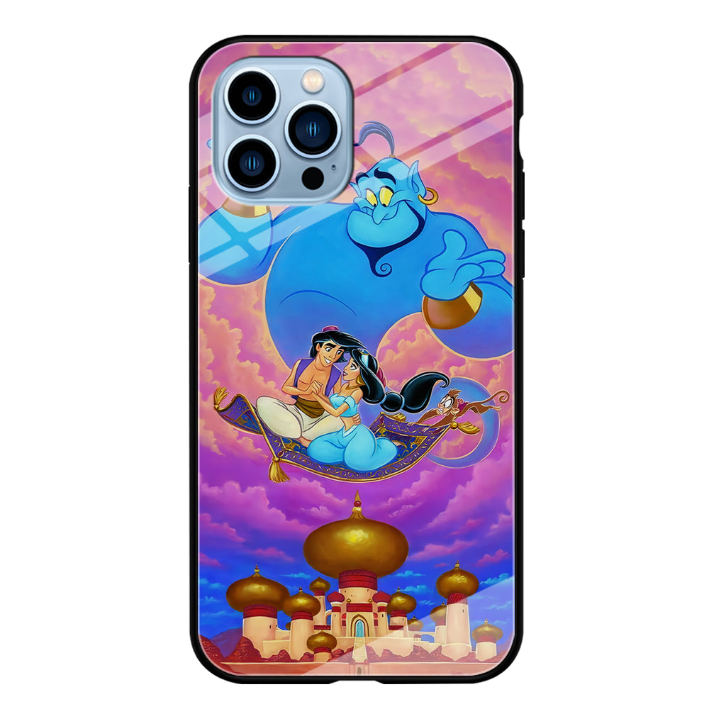 Aladdin & Jasmine iPhone 15 Pro Case-Phone Case-Tempered Glass Case-Altracase
