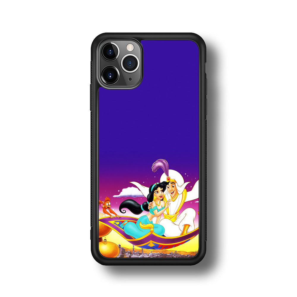 Aladdin on the Magic Carpet iPhone 11 Pro Case-Phone Case-Rubber Black (2D Case)-Altracase