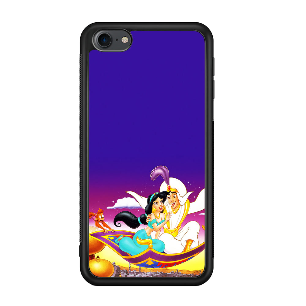Aladdin on the Magic Carpet iPod Touch 6 Case-Phone Case-Rubber White (2D Case)-Altracase