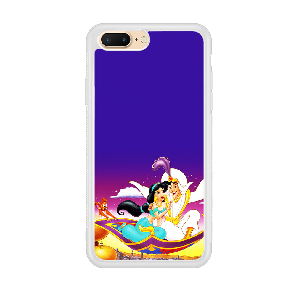 Aladdin on the Magic Carpet iPhone 7 Plus Case-Phone Case-Rubber White (2D Case)-Altracase