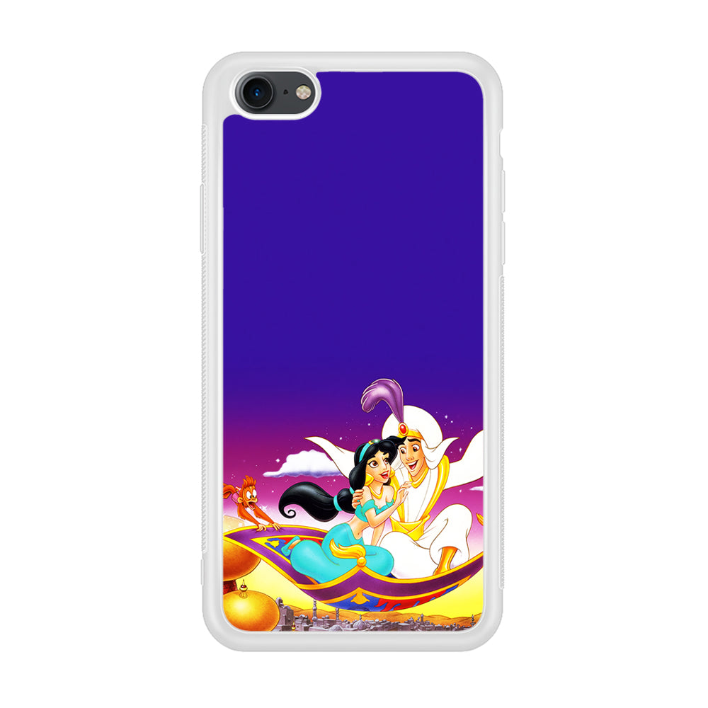 Aladdin on the Magic Carpet iPhone 7 Case-Phone Case-Rubber White (2D Case)-Altracase