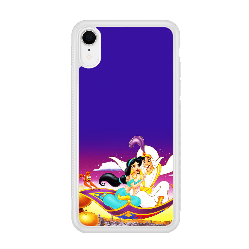 Aladdin on the Magic Carpet iPhone XR Case-Phone Case-Rubber White (2D Case)-Altracase