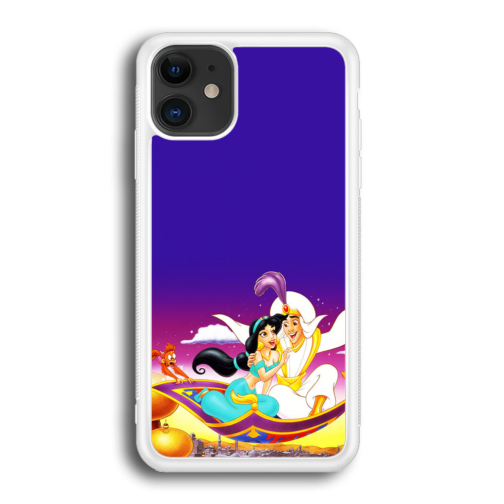 Aladdin on the Magic Carpet iPhone 12 Case-Phone Case-Rubber White (2D Case)-Altracase