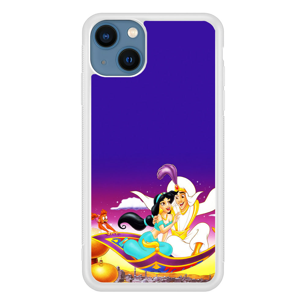 Aladdin on the Magic Carpet iPhone 13 Case-Phone Case-Rubber White (2D Case)-Altracase