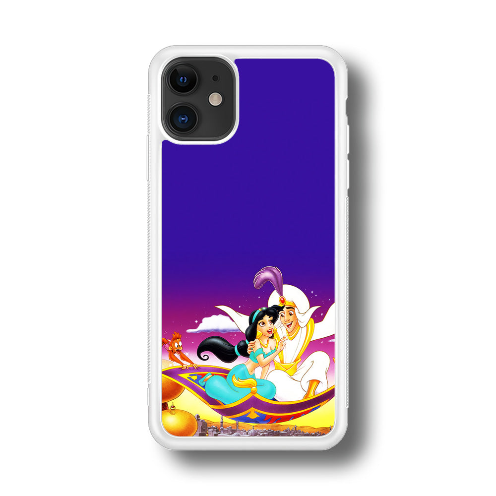 Aladdin on the Magic Carpet iPhone 11 Case-Phone Case-Rubber White (2D Case)-Altracase