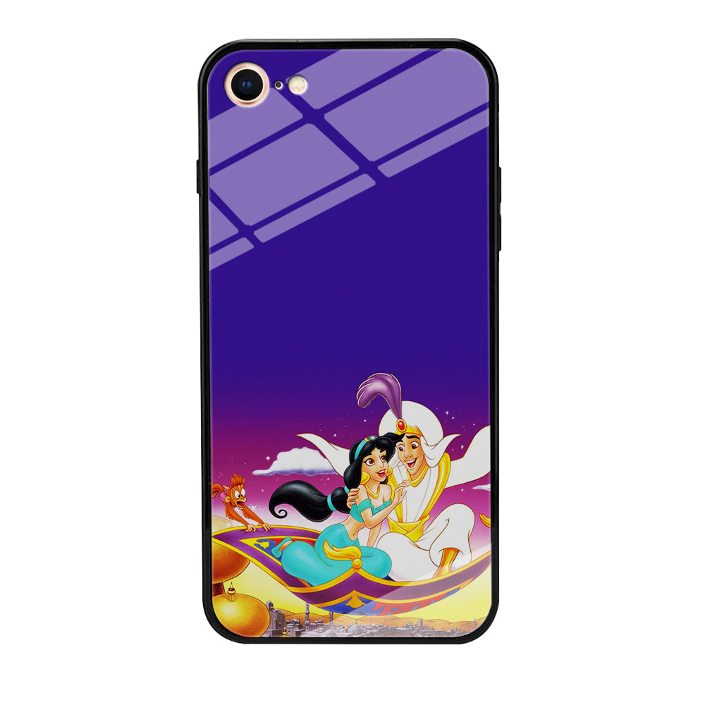 Aladdin on the Magic Carpe iPhone SE 3 2022 Case-Phone Case-Tempered Glass Case-Altracase