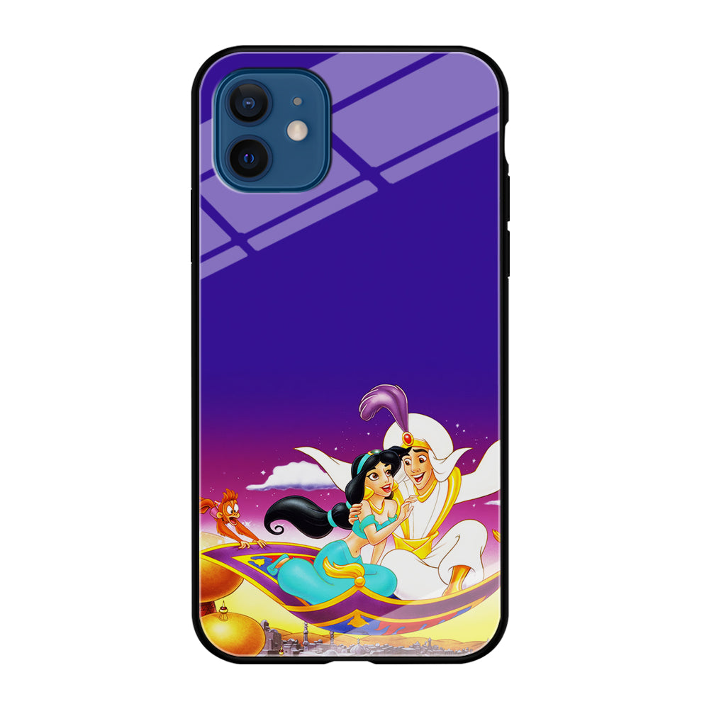 Aladdin on the Magic Carpet iPhone 12 Case-Phone Case-Tempered Glass Case-Altracase