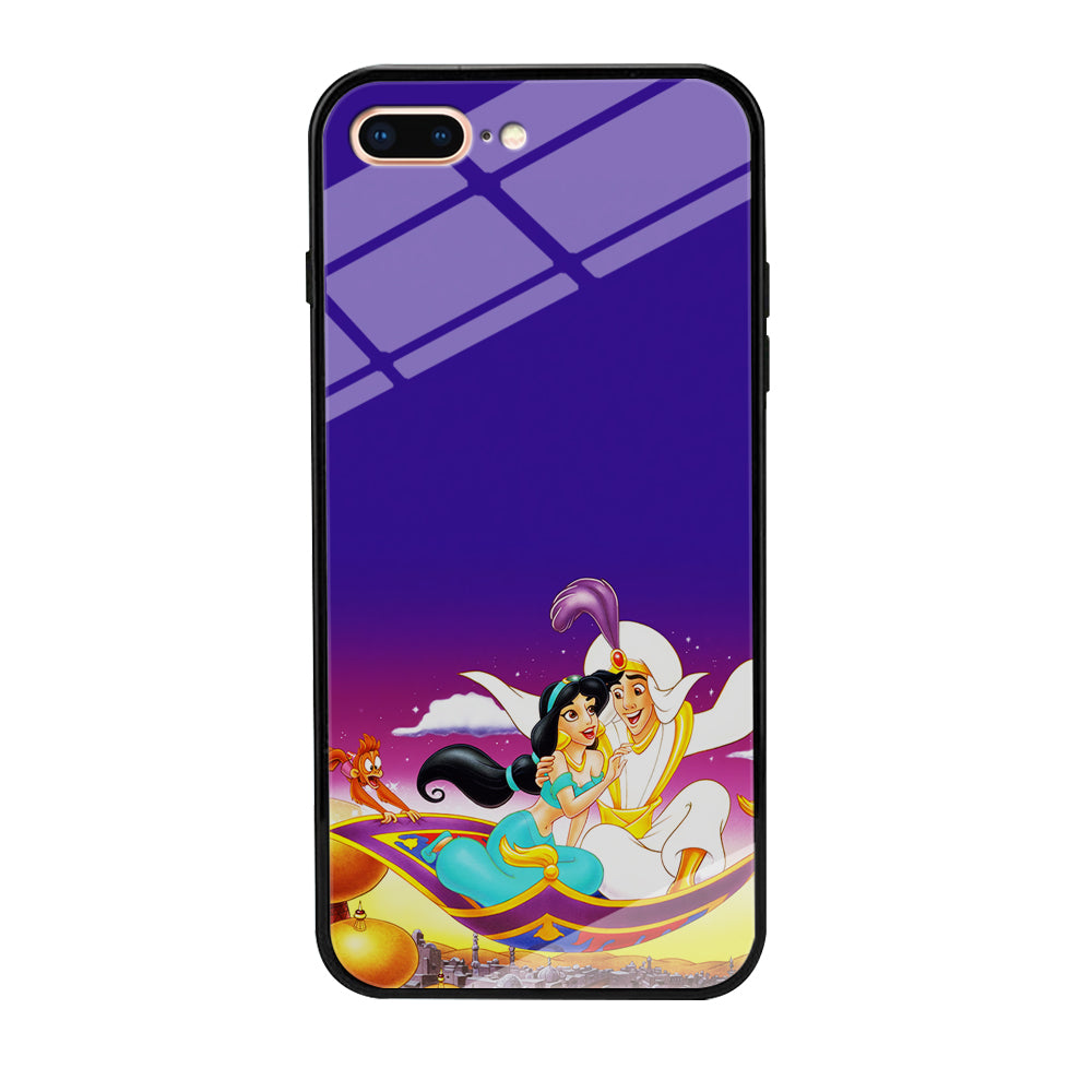 Aladdin on the Magic Carpet iPhone 8 Plus Case-Phone Case-Tempered Glass Case-Altracase
