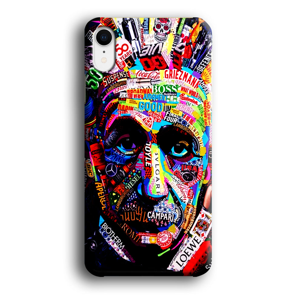 Albert Einstein Abstract iPhone XR Case-Phone Case-3D Case-Altracase