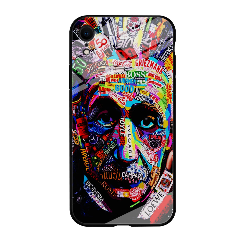 Albert Einstein Abstract iPhone XR Case-Phone Case-Tempered Glass Case-Altracase