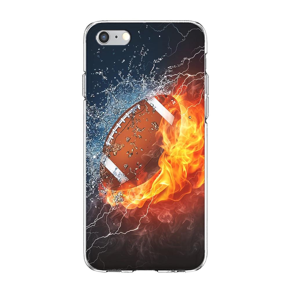 American Football Ball Cool Art iPhone 6 | 6s Case-Phone Case-Clear Soft Case-Altracase