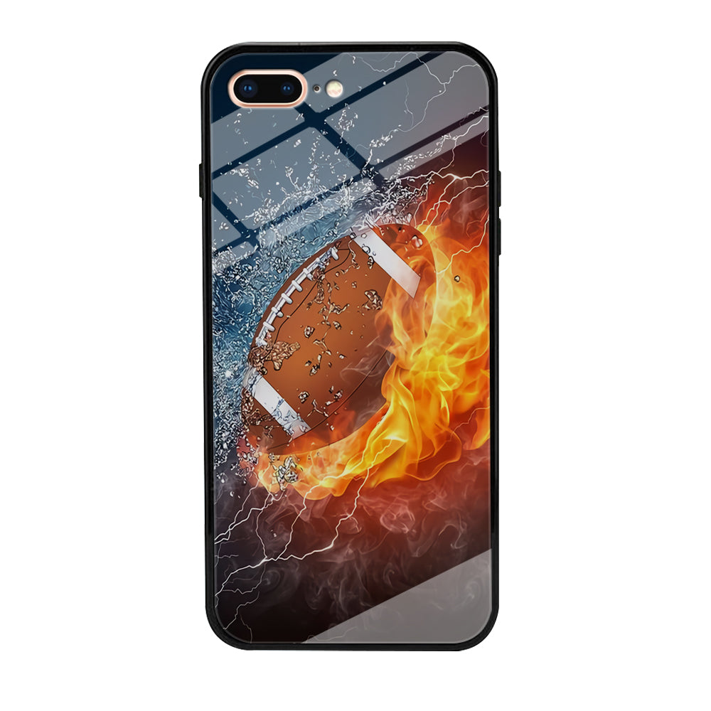 American Football Ball Cool Art iPhone 7 Plus Case-Phone Case-Tempered Glass Case-Altracase
