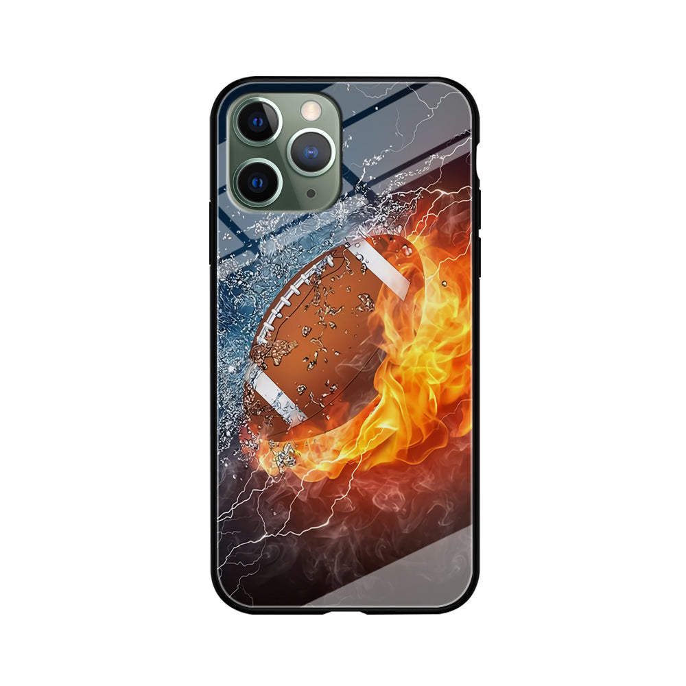 American Football Ball Cool Art iPhone 11 Pro Case-Phone Case-Tempered Glass Case-Altracase