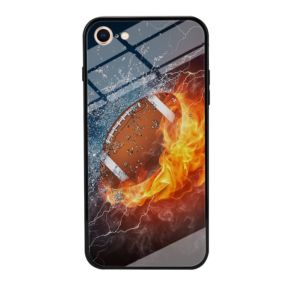 American Football Ball Cool Art iPhone 7 Case-Phone Case-Tempered Glass Case-Altracase