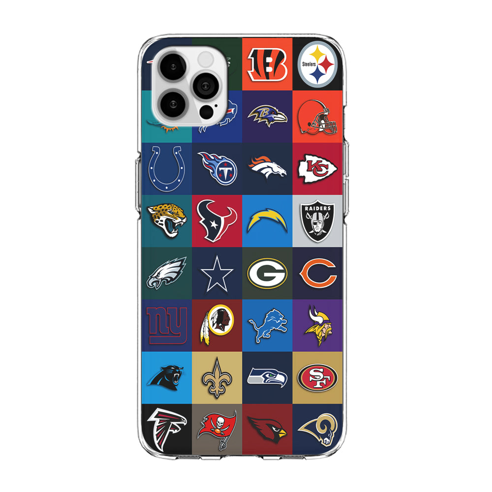 American Football Teams NFL iPhone 15 Pro Case-Phone Case-Clear Soft Case-Altracase