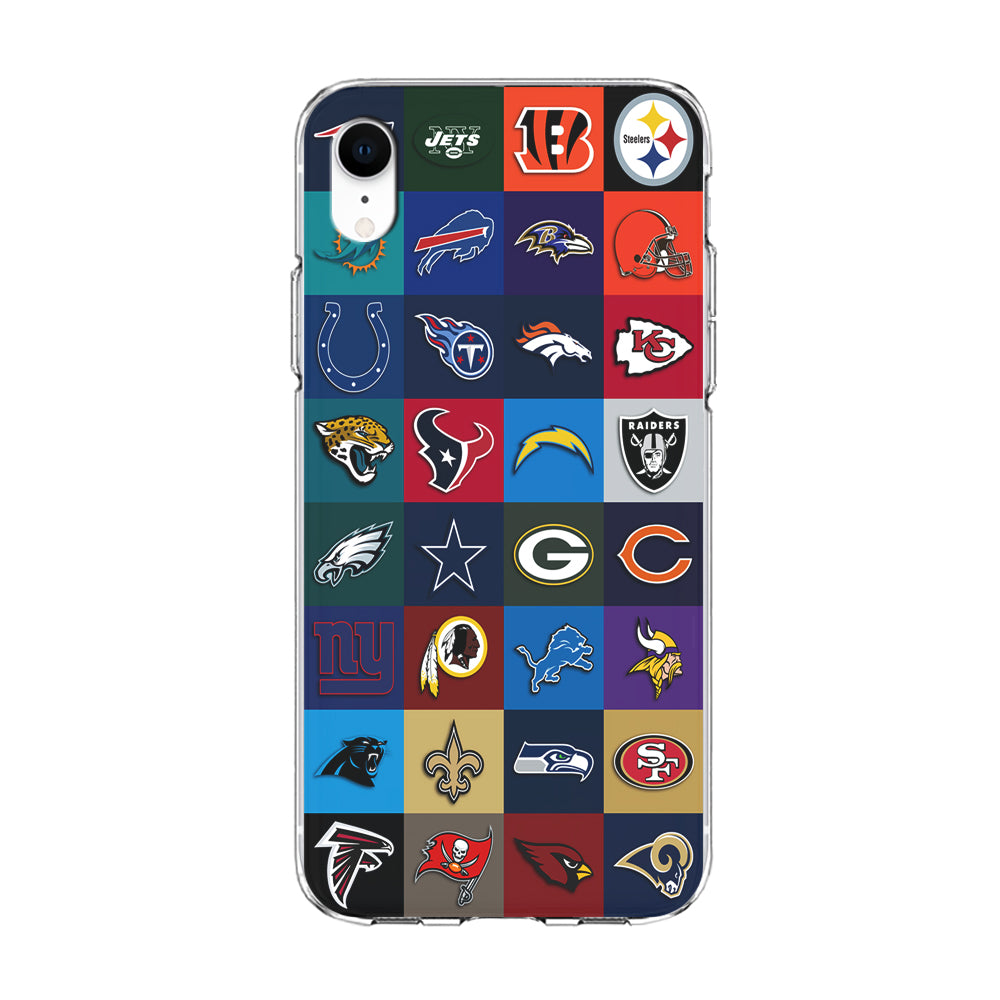 American Football Teams NFL iPhone XR Case-Phone Case-Clear Soft Case-Altracase
