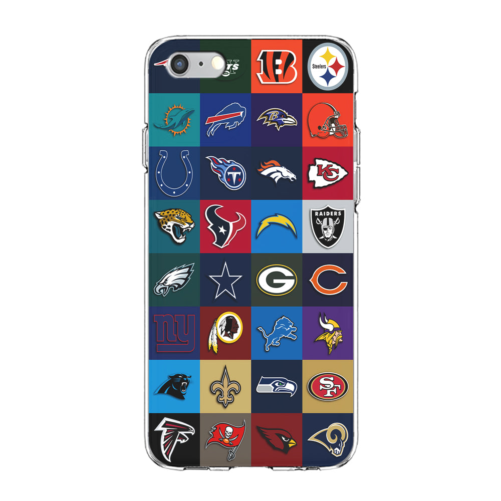 American Football Teams NFL iPhone 6 Plus | 6s Plus Case-Phone Case-Clear Soft Case-Altracase