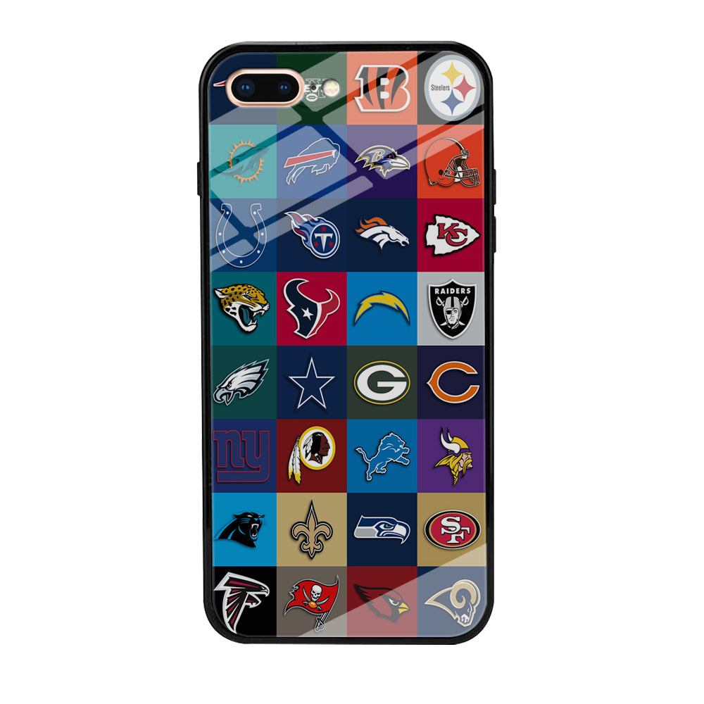 American Football Teams NFL iPhone 7 Plus Case-Phone Case-Tempered Glass Case-Altracase