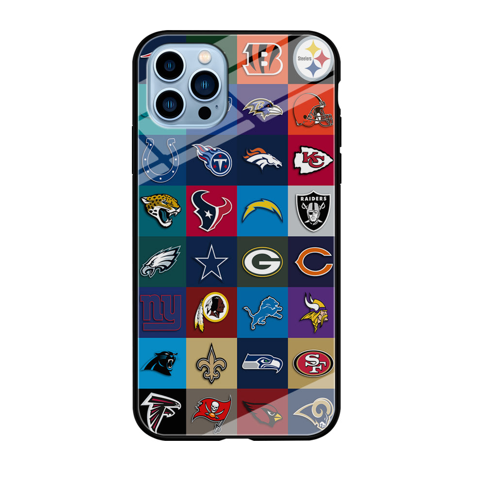 American Football Teams NFL iPhone 12 Pro Max Case-Phone Case-Tempered Glass Case-Altracase