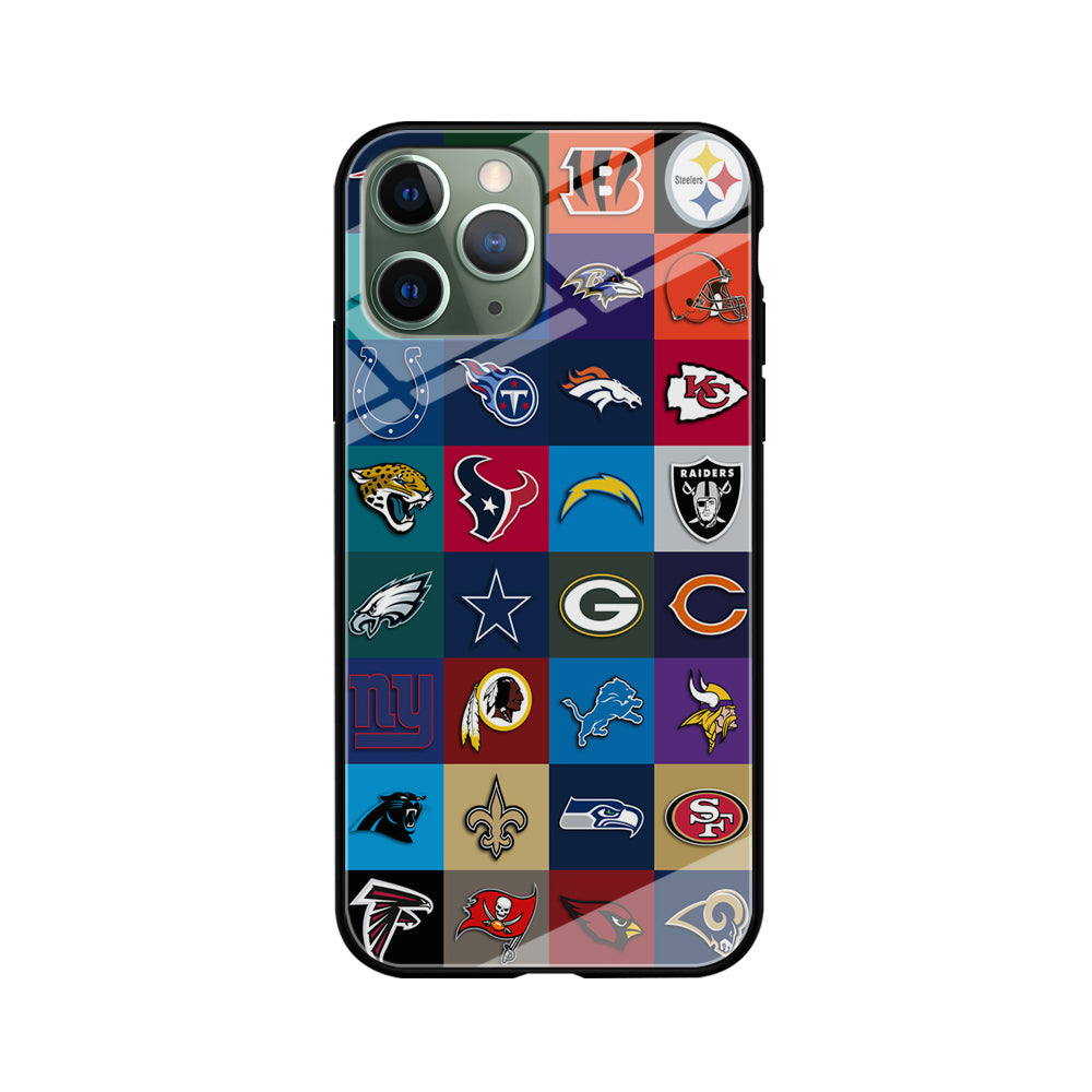 American Football Teams NFL iPhone 11 Pro Max Case-Phone Case-Tempered Glass Case-Altracase