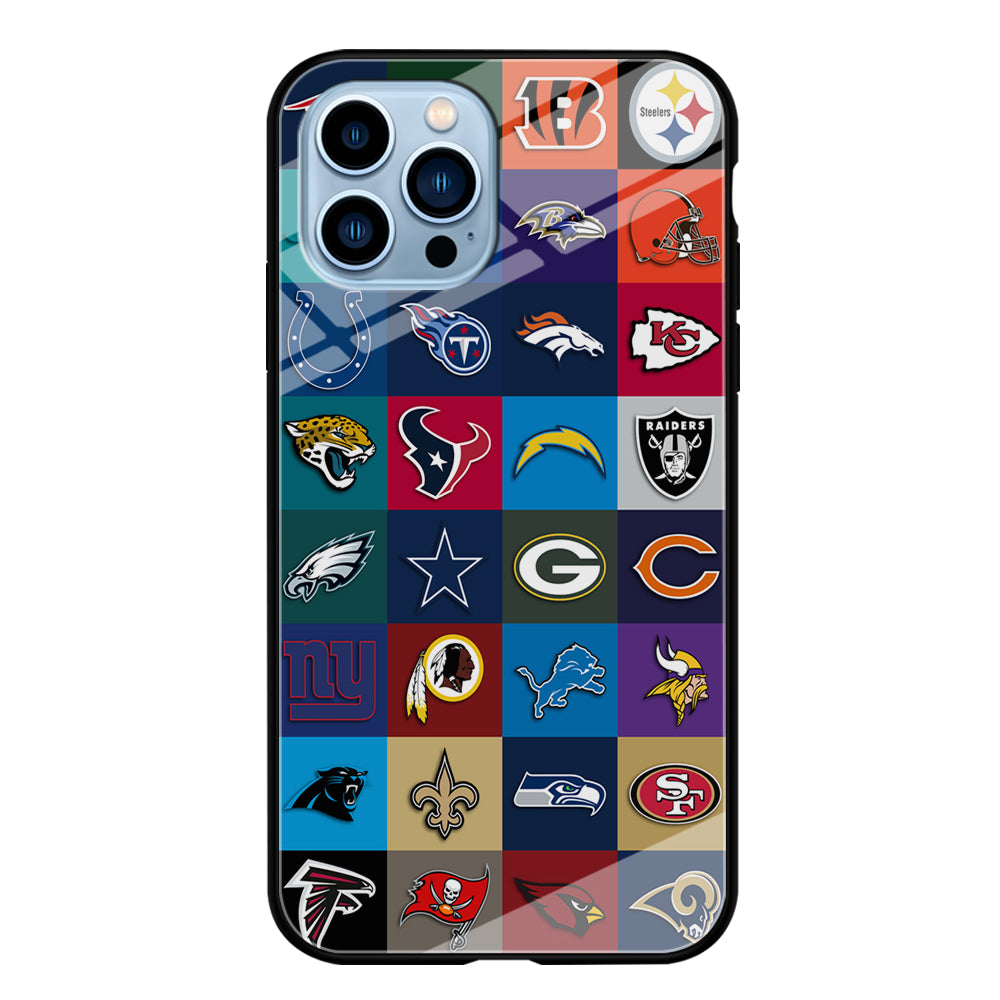 American Football Teams NFL iPhone 13 Pro Case-Phone Case-Tempered Glass Case-Altracase
