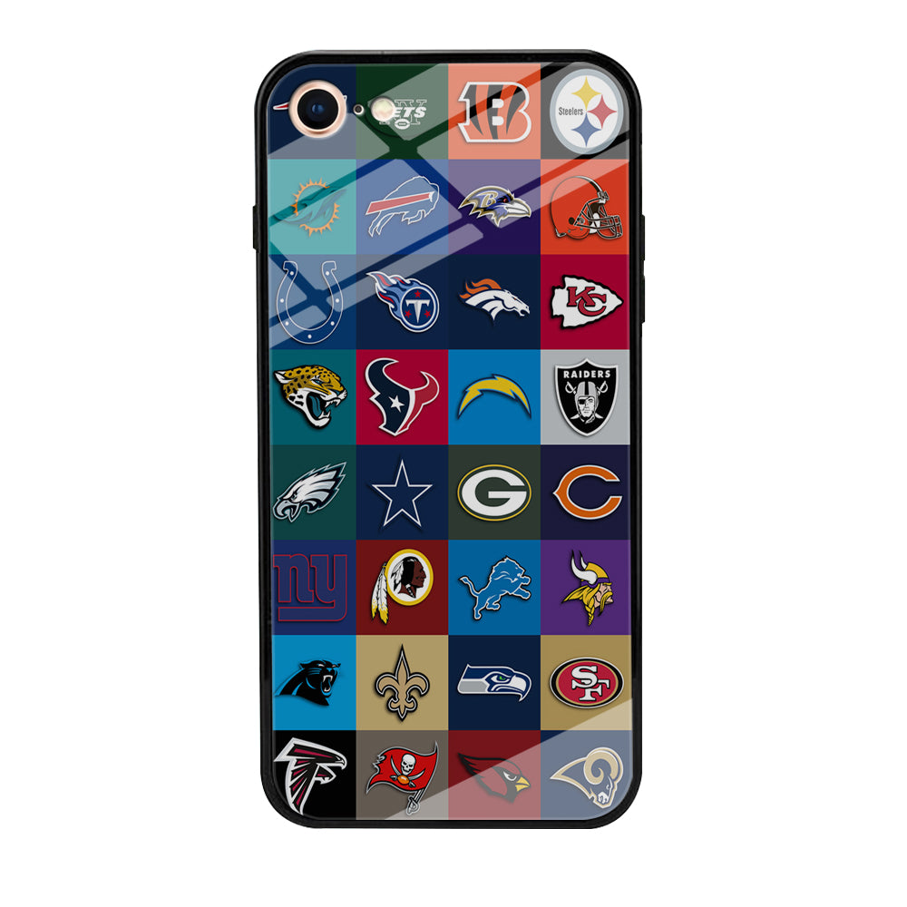 American Football Teams NFL iPhone 7 Case-Phone Case-Tempered Glass Case-Altracase