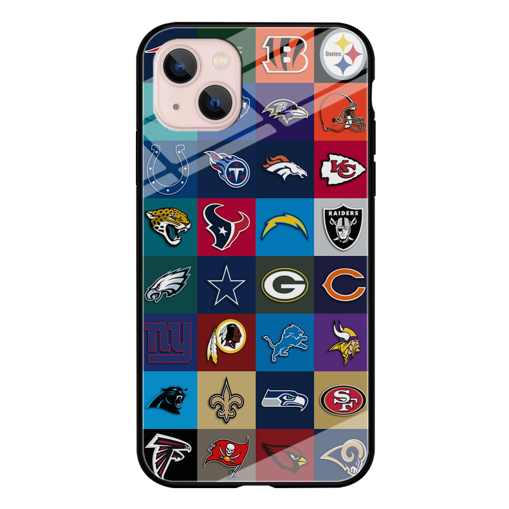 American Football Teams NFL iPhone 13 Case-Phone Case-Tempered Glass Case-Altracase