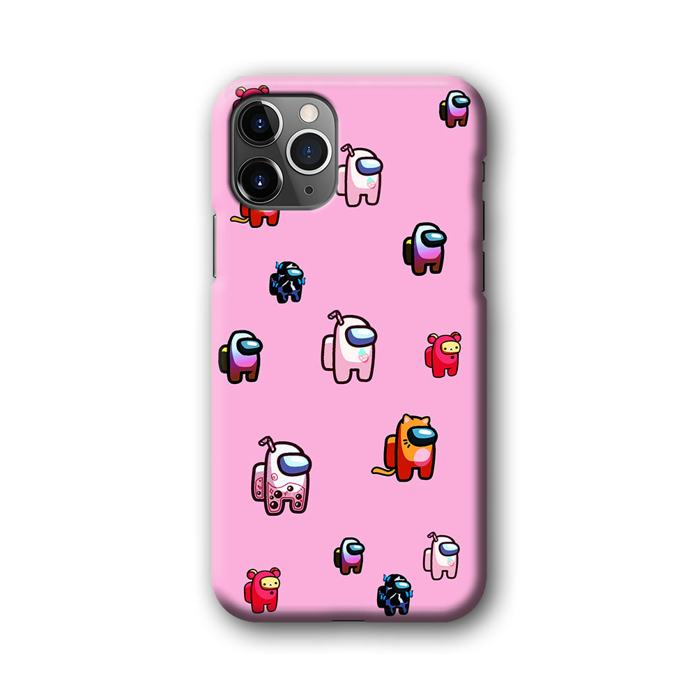 Among Us Cute Pink iPhone 11 Pro Case-Phone Case-3D Case-Altracase