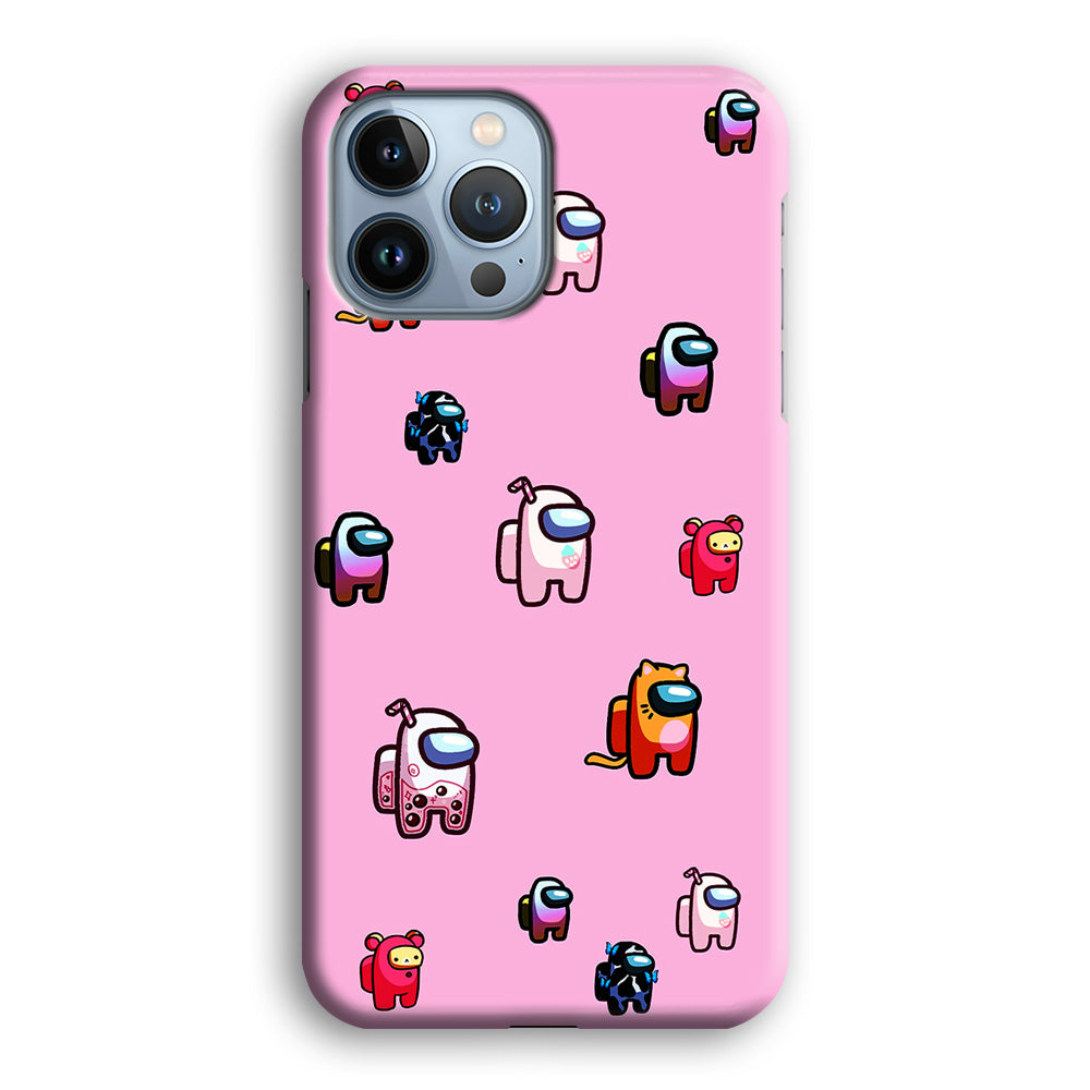 Among Us Cute Pink iPhone 13 Pro Case-Phone Case-3D Case-Altracase