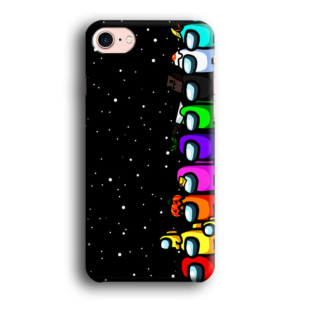 Among Us Galaxy iPhone 7 Case-Phone Case-3D Case-Altracase