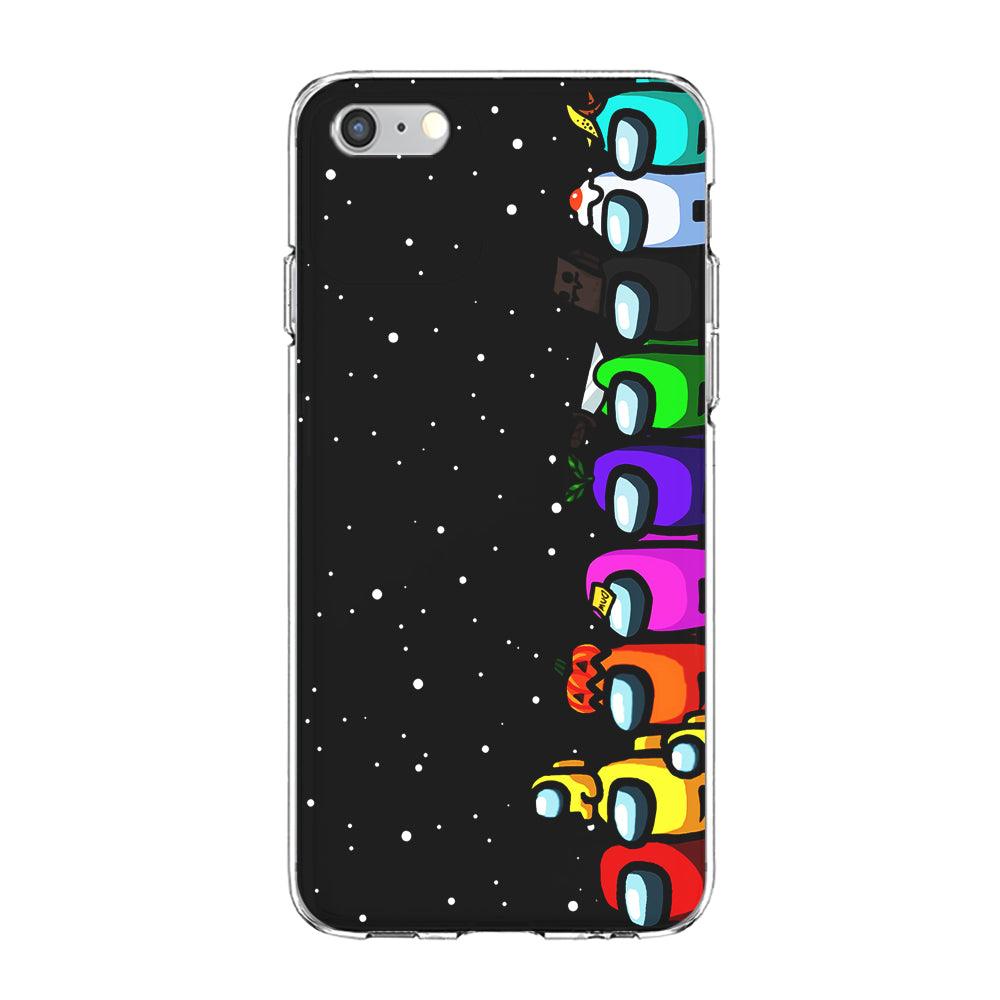 Among Us Galaxy iPhone 6 | 6s Case-Phone Case-Clear Soft Case-Altracase