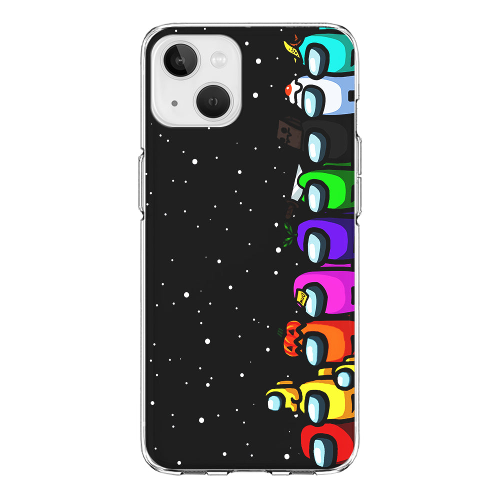 Among Us Galaxy iPhone 15 Case-Phone Case-Clear Soft Case-Altracase