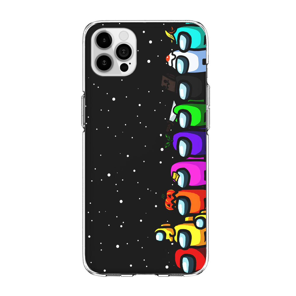 Among Us Galaxy iPhone 15 Pro Case-Phone Case-Clear Soft Case-Altracase