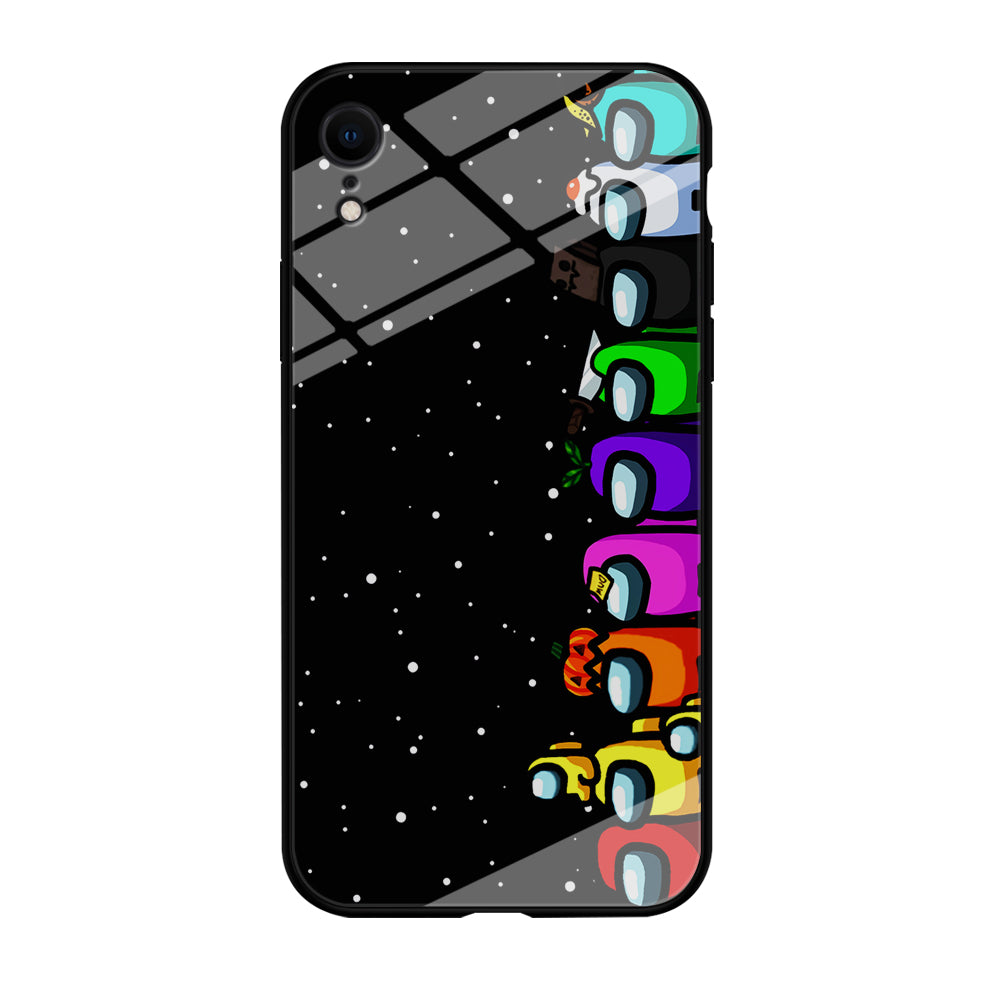 Among Us Galaxy iPhone XR Case-Phone Case-Tempered Glass Case-Altracase