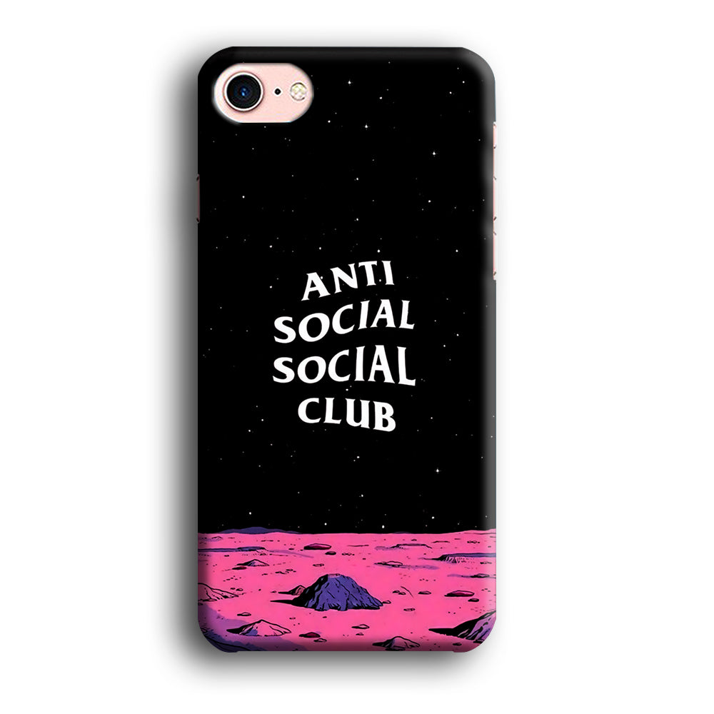 Anti Social Club Moon iPhone 7 Case-Phone Case-3D Case-Altracase