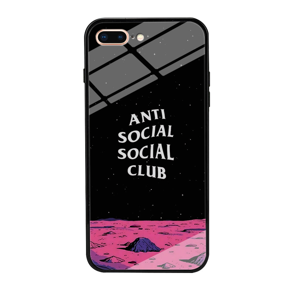 Anti Social Club Moon iPhone 7 Plus Case-Phone Case-Tempered Glass Case-Altracase