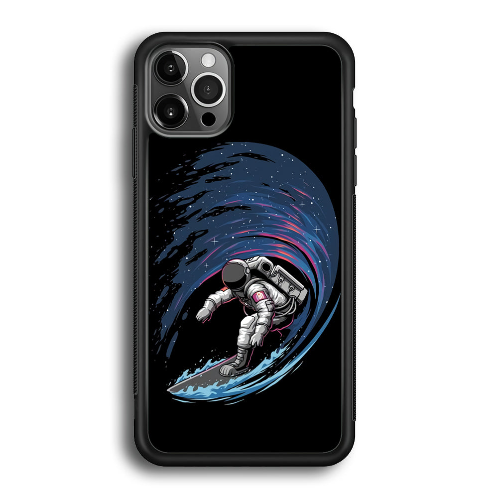 Astronaut Surfing The Sky iPhone 12 Pro Case - Altracase