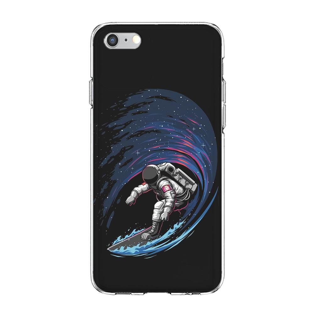 Astronaut Surfing The Sky iPhone 6 | 6s Case-Phone Case-Clear Soft Case-Altracase